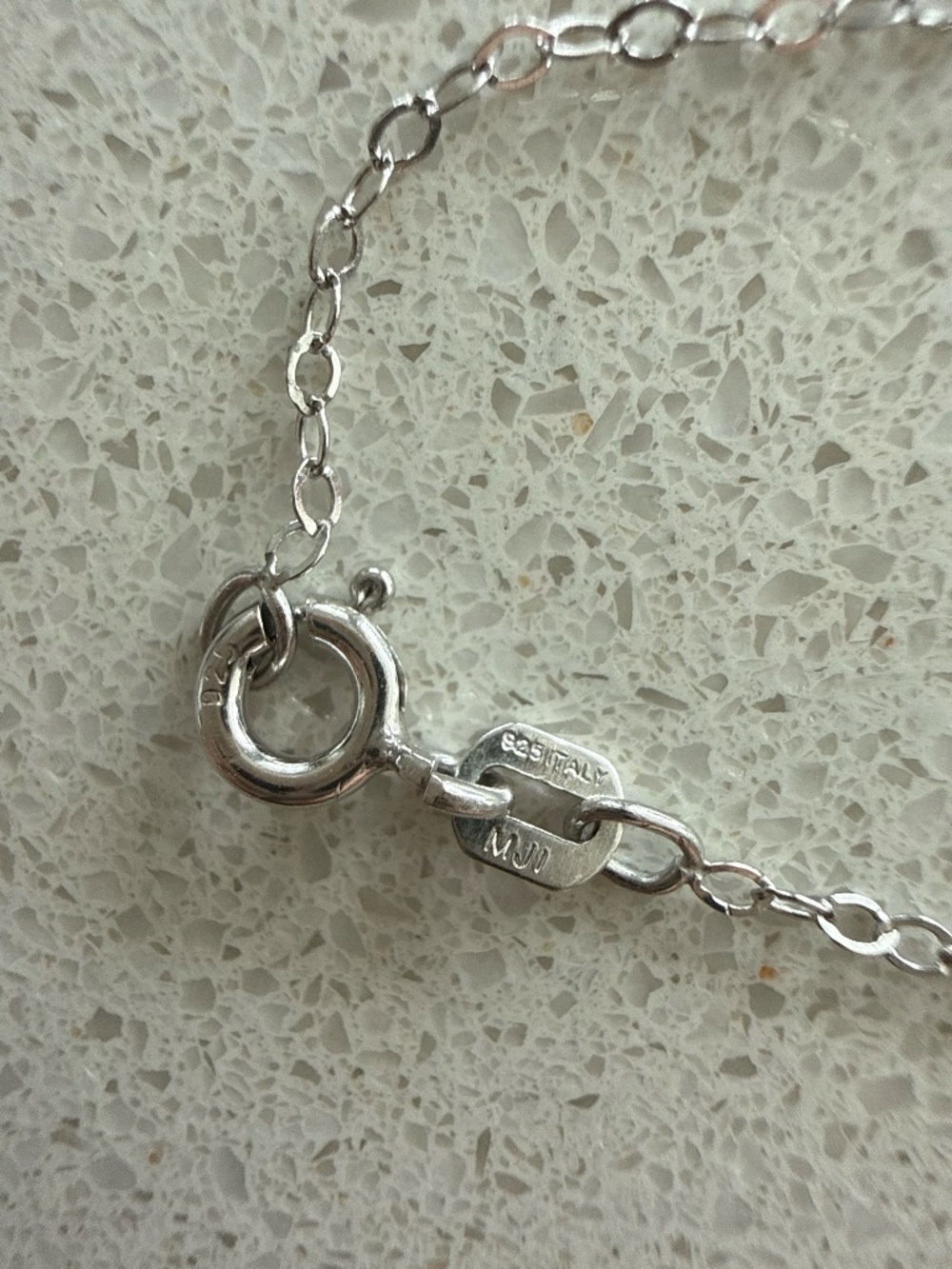 NWOT 2 Heart Swarovski Crystal Valentines Love Necklace Silver Tone Gift for her - Picture 6 of 7